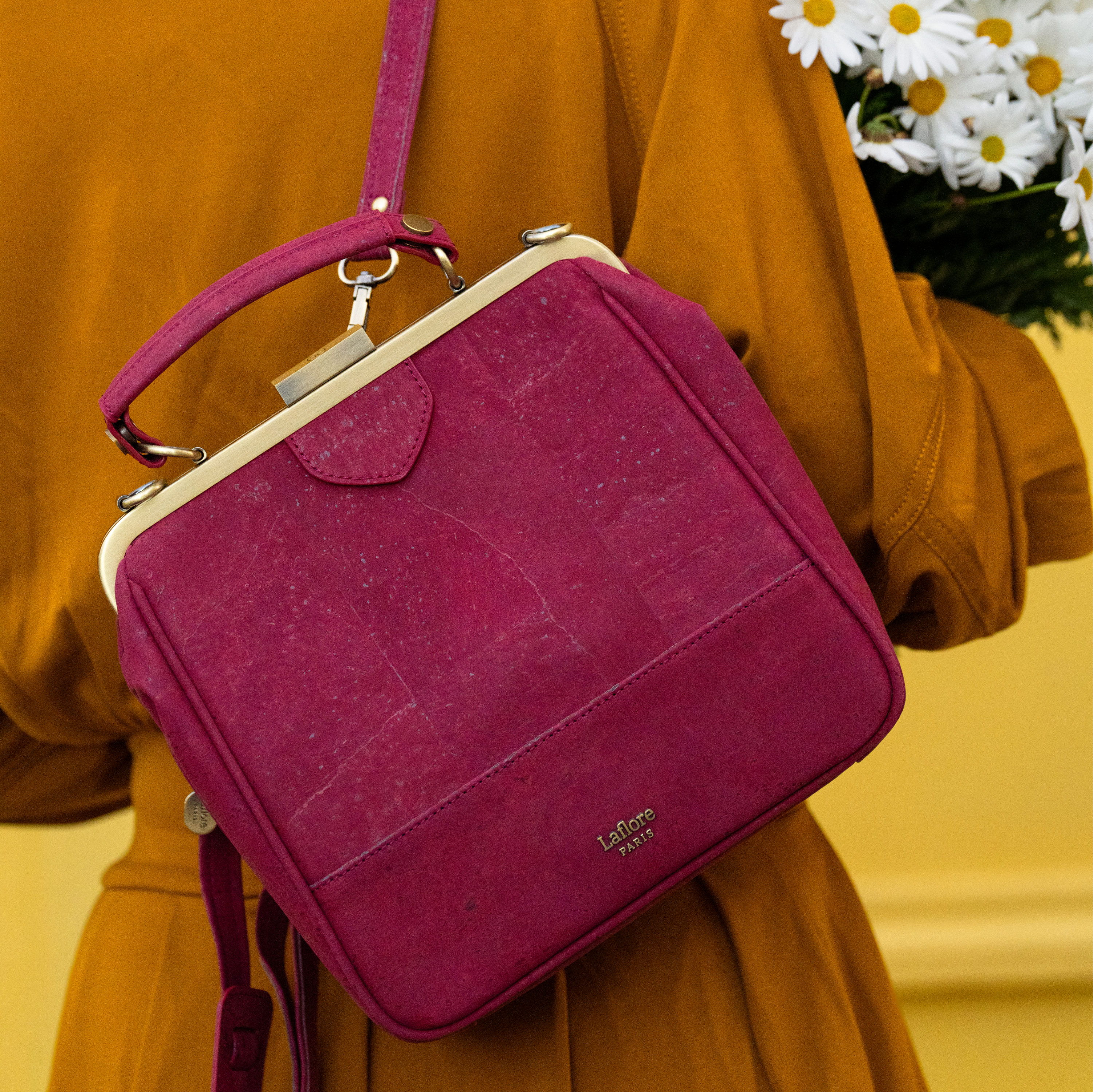 Cork Purse Convertible Sustainable bebebark from Laflore