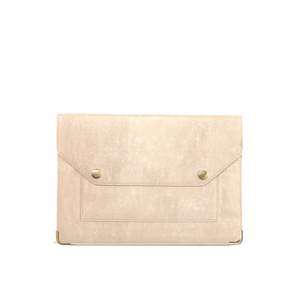 Laptop Sleeve Crème Croco